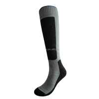 Chaussettes de ski en laine acrylique de snowboard thermique d'hiver personnalisées Chaussettes de compression 20 30mmhg Chaussettes hautes de genou à compression graduée