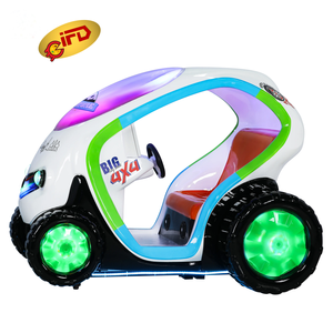 IFD 2 plazas niños fibra de vidrio interior diversión Kiddie paseos que funcionan con monedas coche de carreras niños equipo juego de entretenimiento familiar - Product Image 3