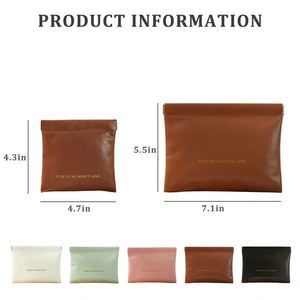 Sac de rangement en gros, trousse de maquillage pour femme, mini trousse de maquillage pour sac à main, pochette de voyage portable en PU imperméable - Product Image 2