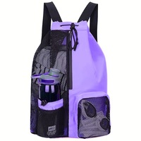 Sac à dos unisexe de sport, de plage ou de gym, tendance, imperméable, en nylon et polyester doux, avec cordon de serrage, idéal pour l'exportation