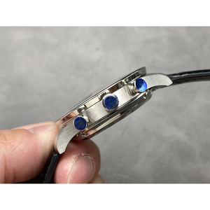 Reloj Cronógrafo de Alta Gama para Hombre con Esfera de 41 mm, Movimiento de Diseño con Logotipo Personalizado, Correa de Cuero de 22 mm, OEM ODM de la Marca Shanghai - Product Image 6