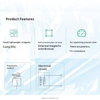 Presostato mecánico Interruptor de láminas Tipo Diseño compacto Clasificación IP40 Serie KS