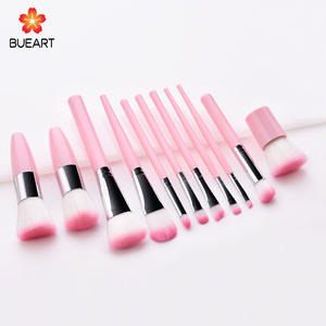 DailyQueen Ensemble de 11 pinceaux professionnels pour le visage, le <span class=keywords><strong>spa</strong></span>, le nail art, la peinture et le maquillage, en poils synthétiques, couleur rose - Product Image 6