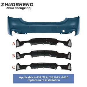 Kit de Parachoques Delanteros y Traseros Grandes Modificados MT de ABS para Coche, Ensamblaje de Barra Delantera y Trasera, Nuevo Estado, para Serie 4 (F32, F33, F36) 2013-2020 - Product Image 2