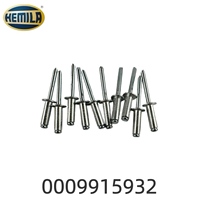 0009915932 Paket 10 Paket Paku Keling untuk Pengatur Jendela, Suku Cadang Mobil HEMILA, Kompatibel dengan Mercedes-Benz W204 dan W212