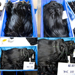 Extensions de cheveux vierges brésiliens Remy avec fermeture en dentelle, tissage de cheveux à trois voies, doux et soyeux, sans traitement chimique - Product Image 4