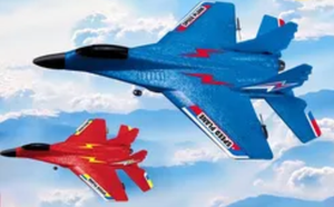 Hot bán J20 điều khiển từ xa máy bay LED ánh sáng ban đêm bay EPP bọt tàu lượn máy bay nhựa <span class=keywords><strong>RC</strong></span> đồ chơi - Product Image 3