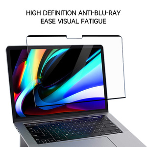 JUNCHI 2026 <span class=keywords><strong>Filtre</strong></span> anti-lumière bleue magnétique Protection d'écran anti-espion Matériel PET pour MacBook Air Pro 13,3-14,2 pouces - Product Image 5