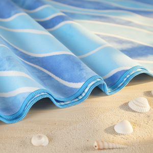Serviette de plage en microfibre sans sable, personnalisée, à séchage rapide, pour <span class=keywords><strong>piscine</strong></span>, <span class=keywords><strong>camping</strong></span> et plage - Product Image 3