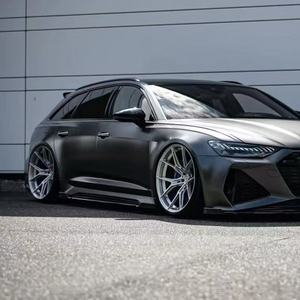 Кованые диски с глубоким вогнутым профилем, матовое серебро, 17 18 19 20 21 22 23 дюймов, 5x114.3/5x120/5x112/5x108, для <span class=keywords><strong>Audi</strong></span> <span class=keywords><strong>A4</strong></span> S4 RS5 RS7 B9 B8 - Product Image 4