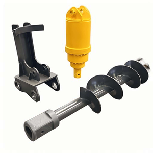 <span class=keywords><strong>Tarière</strong></span> <span class=keywords><strong>hydraulique</strong></span> à montage universel pour excavatrices de 1 à 30 tonnes, <span class=keywords><strong>Bobcat</strong></span>, Case, CAT, fabriquée en matériau haute résistance et résistant à l'usure - Product Image 1