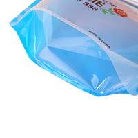 Pochette souple écologique en PE de 1L, 3L, 5L pour huile moteur de voiture avec poignée intégrée, bec verseur anti-fuite pour huile moteur, sac noir de 5 litres