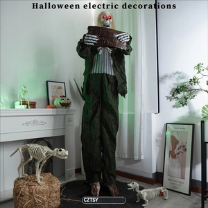 Espectacular Esqueleto Camarero Eléctrico con Efectos de Sonido para Halloween, Figura Animada Luminosa para Fiestas - Product Image 2