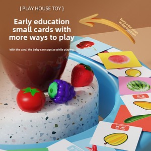 Ensemble de cuisine pour enfants personnalisé avec jouets de rangement pour la coupe de fruits et légumes simulés en plastique pour <span class=keywords><strong>Apple</strong></span> <span class=keywords><strong>Play</strong></span> & Learning - Product Image 3