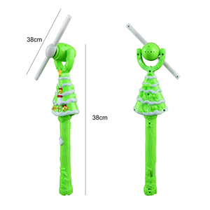 Multi Color 15 Inch Handheld Battery Operated ABS Durable Christmas New Year Party Favor Kids Gift <b>Novelty</b> Led Toy Spinning Wand - Product Image 5