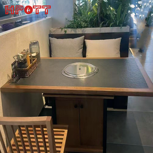 Indoor Smokeless Korean BBQ <strong>Table</strong> Yakiniku <strong>Grill</strong> for Restaurant Metal Material - Product Image 1