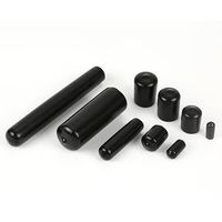 Capuchons de protection isolants en PVC souple pour boulons, anti-poussière, en vinyle souple, capuchons ronds en PVC