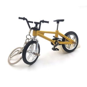 Wholesale <b>Cheap</b> Alloy Bicycle Keychain Cartoon Mini Model Finger Bike <b>Backpack</b> Pendant Souvenir Gift - Product Image 5