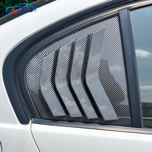 2 uds., decoración de persianas de ventana trasera, Panel de Alerón, rejilla lateral, pegatinas de coche para BMW 3 <span class=keywords><strong>Sseries</strong></span> E90 320i 330i M3 2005-2011 - Product Image 6