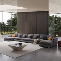 Neuankömmling Fundas Comfort Sofas 7-Sitzer Stoff Italienische klassische Wohnzimmer möbel Sofa Set