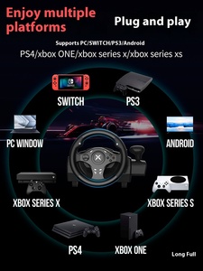 Tay lái trò chơi đua xe <span class=keywords><strong>PC</strong></span>/TV-Thiết bị lái mô phỏng cho PS4, Xbox & Android Box, Bộ điều khiển trò chơi chuyên nghiệp - Product Image 4