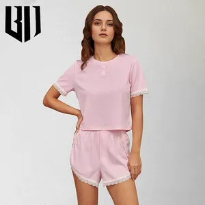 Wholesale Women Home Wear Pyjamas Women Sleepwear Cotton Pyjamas Women