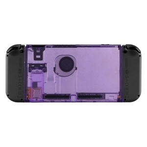 Coque arrière transparente violette avec béquille pour console Nintendo Switch NS - Product Image 6
