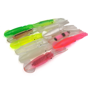 Esche Artificiali Swimbait da 15 cm in PVC Morbido, Gonne di Calamaro in Plastica Morbida per la Pesca in Acqua Salata, Esche Artificiali a Forma di Gonna di Calamaro per la Pesca di Grossa Taglia - Product Image 2