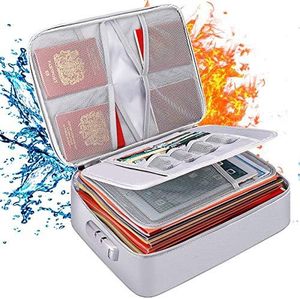 Bolsa <span class=keywords><strong>de</strong></span> almacenamiento ignífuga e impermeable para oficina en casa Gestión <span class=keywords><strong>de</strong></span> almacenamiento seguro Seguro y otros documentos importantes - Product Image 2
