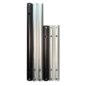 Accesorios de tubería de aluminio para cortacésped eléctrico, postes de trabajo plateados, engrosados y pulidos, OEM personalizable - Product Image 4