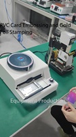 Máquina Manual de Estampado en Caliente para Tarjetas de PVC con Lámina de Oro y Plata, para Placas de Matrícula