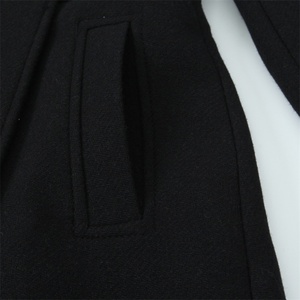 Manteau Élégant Noir à Double Boutonnage pour Femme, Nouvelle Collection Automne 2025, Modèle 9037141 - Product Image 5