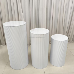 ANNIELU Nuevo Soporte Redondo Cilíndrico para Tartas, Decoración para Bodas, Fondo para Bodas, Baby Shower y Fiestas de Cumpleaños - Product Image 3