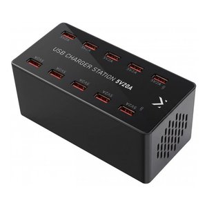 เครื่องชาร์จแบตเตอรี่ USB Type-A CHARGEO 10 สีดำ 770535 BK - Product Image 1