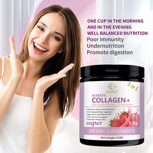 Suplemento de Colágeno Marino OEM en Polvo con Biotina, Vitamina C y Ácido Hialurónico, Suplemento Dietético de Belleza para el Cabello, la Piel y las Uñas - Product Image 3