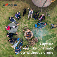 AMagisn Perche à selfie invisible en fibre de carbone de 3 mètres, accessoire d'extension pour Insta360, DJI et GoPro