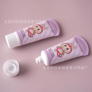 Flower Rococo Hand Care Cream 5 300ml Cosmetic Packaging Plastic Tube Screen Printing - Product Image 4
