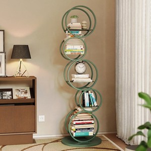 Étagère à livres créative en métal forgé, style crème, 5 niveaux, sans dossier, sur pied, pour <span class=keywords><strong>salon</strong></span> et <span class=keywords><strong>rangement</strong></span> domestique - Product Image 4