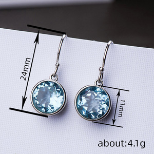Orecchini Pendenti Rotondi Minimalisti per Donne, Gioielli Eleganti e Raffinati alla Moda - Product Image 4