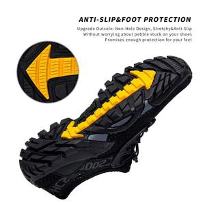 Chaussures <span class=keywords><strong>de</strong></span> bain pieds nus à séchage rapide pour femmes et hommes avec semelle antidérapante en maille Drainage Pliable Voyage Plage Sports nautiques Baskets aquatiques - Product Image 4