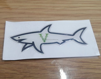 226 Blnieece Autocollants 3D étanches rectangulaires à motif dessin animé Paul Et Shark pour la décoration de tablettes, téléphones portables, réfrigérateurs, bagages CP Jul Omerta Vrunk