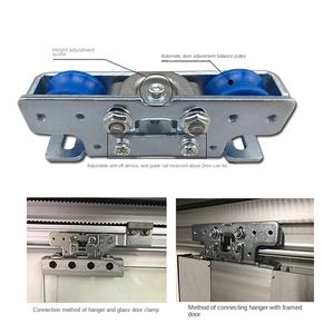 Unité de poulie de porte automatique en acier inoxydable Accessoires internes <span class=keywords><strong>Guide</strong></span> de plancher Ferme-porte coulissante <span class=keywords><strong>pour</strong></span> applications hôtelières en plein air - Product Image 6