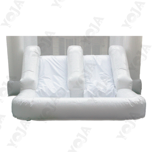 Castillo hinchable blanco al aire libre, castillo hinchable con tobogán y PISCINA <span class=keywords><strong>DE</strong></span> <span class=keywords><strong>BOLAS</strong></span> - Product Image 2