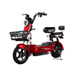 Bicicleta Eléctrica Urbana con Motor Trasero de 48V 350W, Cuadro de Aluminio, Sensor, Neumático de Vacío de 14 Pulgadas, 2 Asientos, para Adultos - Product Image 6