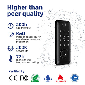 Liliwise Hot Selling Automatic Electronic Biometric Smart Door <b>Lock</b> Wifi Fingerprint Keyless Smart Deadbolt <b>Lock</b> for Office Home - Product Image 2