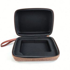 Custom <b>Brown</b> EVA Tea Pot & Cup Set <b>Storage</b> Case Waterproof Chinese Style Travel EVA Tea Set <b>Box</b> Kungfu Travel EVA Tea Cup Case - Product Image 1