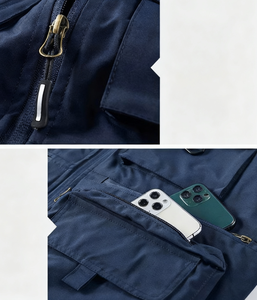 Nuovo gilet estivo da lavoro da uomo Outdoor Multi tascabile, canottiera, gilet da viaggio, ampio oversize - Product Image 5