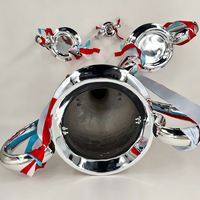 Trophée de Championnat de Football en Argent, Grande Taille, pour Vente en Gros, Souvenir Sportif, Cadeau pour Fans, Prix de Tournoi, Célébration