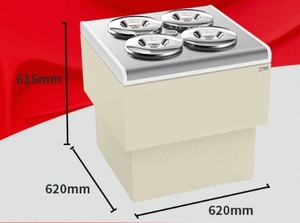 Vitrine à glace HODUWISE en acier inoxydable, comptoir de comptoir, armoire à baril, M4, petite vitrine commerciale, congélateur personnalisé pour gelato - Product Image 4