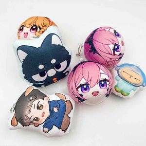 Llavero de tela personalizado con forma de almohada, juguete de peluche de anime para bolso, almohada de peluche, llavero con foto digital, almohada decorativa personalizada - Product Image 1